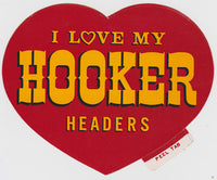 Original NOS I Love My Hooker Headers Sticker - Nitroactive.net