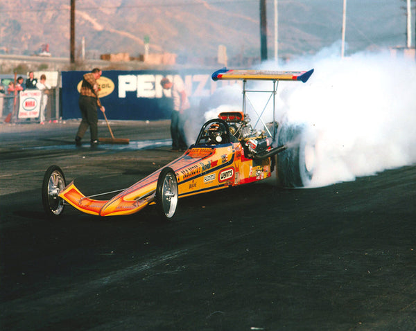 Tony Nancy Top Fuel Dragster Burnout 8x10 Color Photo