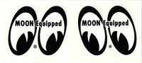 Moon Equipped Decal Small 4 3/4 x 2 Inches - Nitroactive.net