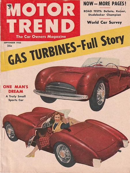August 1953 Motor Trend Magazine