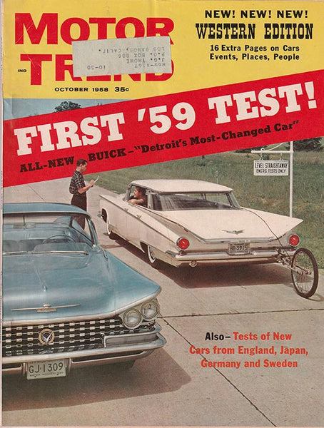 October 1958 Motor Trend Magazine - Nitroactive.net