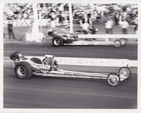 Beebe & Mulligan Vs Don Prudhomme 8x10 Black and White Photo Winternationals
