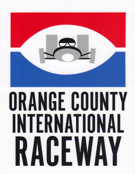 Orange County International Raceway Replica Die Cut Sticker  