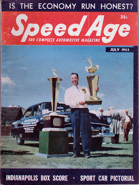 July 1953 Speed Age Magazine Cover