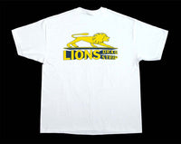 Lions Drag Strip Side White Cotton T-Shirt