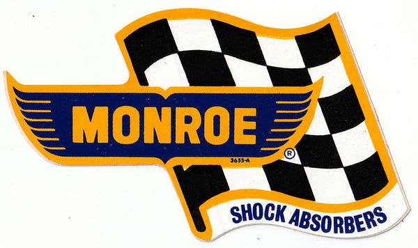 NOS 1970s Monroe Shock Absorber Sticker - Nitroactive.net