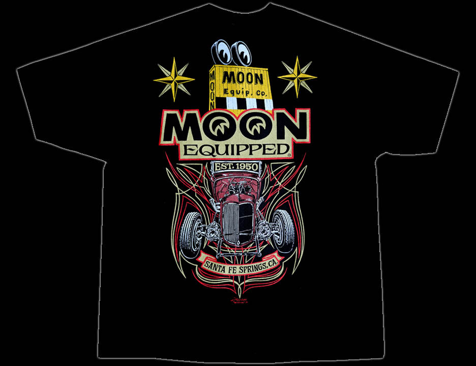 Men's Mooneyes Moon Equipped 1932 Ford Hot Rod T-Shirt