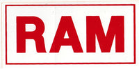 1970's Vintage Original RAM Clutches Sticker - Nitroactive.net