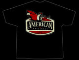 Snookys American Drag Black T-Shirt Rear