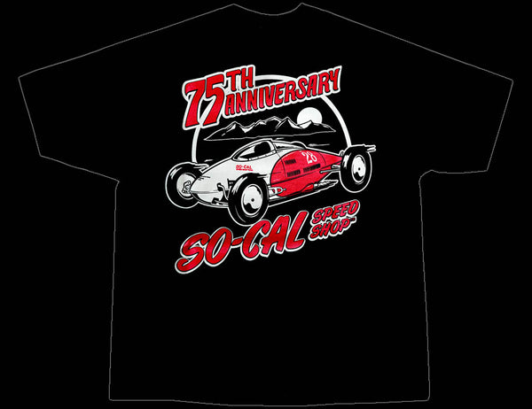 So-Cal Speed Shop 75th Anniversary T-Shirt Black - Nitroactive.net