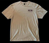 So-Cal Speed Shop Crest Sand T-Shirt Front - Nitroactive.net