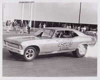 Jungle Jim Liberman 1969 Nova Funny Car Burnout 8x10 Photo