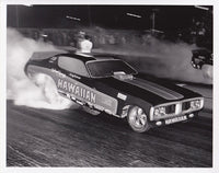 Roland Leong's Hawaiian Funny Car Burnout 8x10 B&W Photo