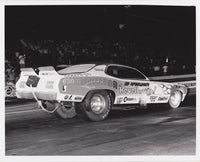 Ed McCulloch Revellution Funny Car B&W Photo