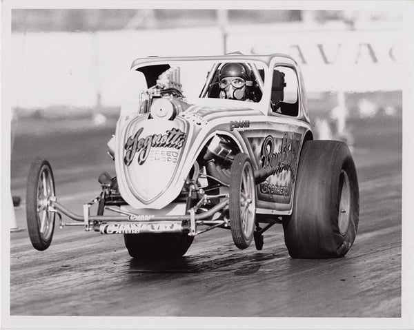 Burkholder Brothers Fuel Altered 8x10 Black and White Photo