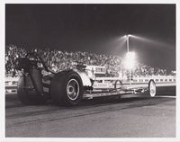 Vintage Beebe & Mulligan Top Fuel Dragster Black and White 8x10 Photo 