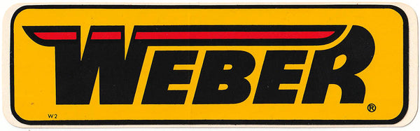 NOS Vintage 1970's Weber Sticker
